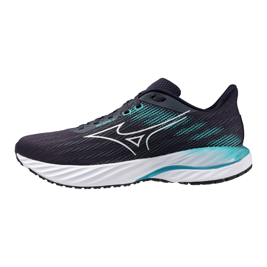 Mizuno WAVE INSPIRE 21 Odyssey Gray/White/Capri Breeze